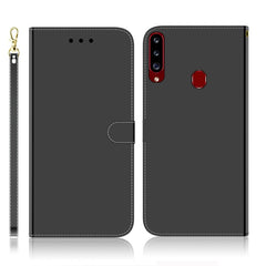 Imitated Mirror Surface Horizontal Flip Leather Case with Holder & Card Slots & Wallet & Lanyard, For iPhone 7 / 8, For Samsung Galaxy A20s, For Samsung Galaxy A20e, For Samsung Galaxy A20 / A30