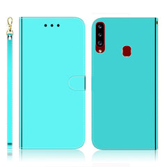 Imitated Mirror Surface Horizontal Flip Leather Case with Holder & Card Slots & Wallet & Lanyard, For iPhone 7 / 8, For Samsung Galaxy A20s, For Samsung Galaxy A20e, For Samsung Galaxy A20 / A30