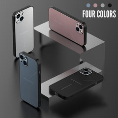R-JUST RJ-52 3-Line Style Metal TPU Shockproof Protective Case