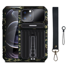 Armor Shockproof Splash-proof Dust-proof Phone Case with Holder