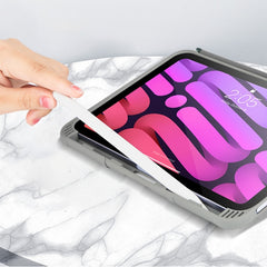 Mutural Horizontal Flip Tablet Leather Case with Holder & Pen Slot, For iPad mini 6 / mini 2024