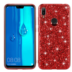 Glittery Powder Shockproof TPU Case, For Huawei Y6 Prime, For Huawei Y6 Pro / Enjoy 9e, For Galaxy A10S, For Galaxy A20S