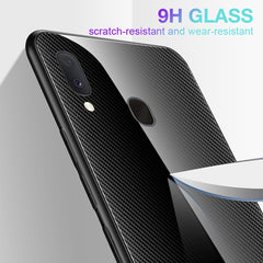 Texture Gradient Glass Protective Case, For Galaxy A20 / A30, For Galaxy A50, For Galaxy A80 / A90, For Galaxy Note 9