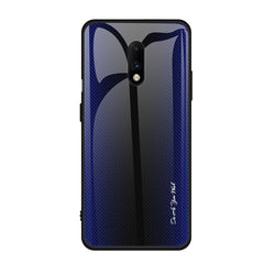 Texture Gradient Glass Protective Case, For Honor 9X, For OnePlus 7, For Huawei Mate 30 Pro, For Huawei P30 Pro