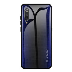 Texture Gradient Glass Protective Case, For Xiaomi 9 SE, For Xiaomi CC9 / A3 Lite