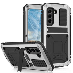 R-JUST Rugged Phone Case with Holder, For Samsung Galaxy S21 FE