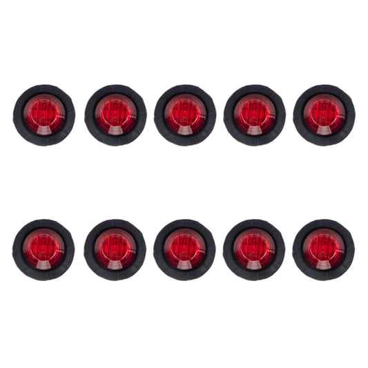10 in 1 Truck Trailer LED Round Side Marker Lamp