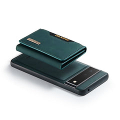DG.MING M2 Series 3-Fold Multi Card Bag + Magnetic Back Cover Case, For Google Pixel 6 Pro, For OnePlus 9RT 5G