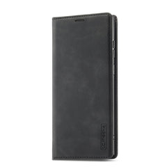 LC.IMEEKE Soft PU + TPU Magnetic Skin-friendly Feeling Leather Phone Case, For Samsung Galaxy S22 Ultra, For Samsung Galaxy S22