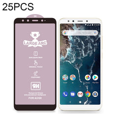 25 PCS 9H HD Large Arc High Alumina Full Screen Tempered Glass Film