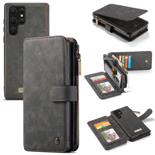 CaseMe-007 Detachable Multifunctional Leather Phone Case, For Samsung Galaxy S22 Ultra 5G