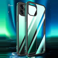 SULADA Metal Frame + Nano Glass + TPU Phone Case, For iPhone 13 Pro Max