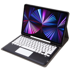 T12B-A Detachable Touch Pad Bluetooth Keyboard Leather Tablet Case, For iPad Air 13 2025 / 2024 / Pro 12.9 inch 2021/2020/2018