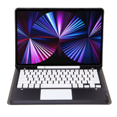 T12B-A Detachable Touch Pad Bluetooth Keyboard Leather Tablet Case, For iPad Air 13 2025 / 2024 / Pro 12.9 inch 2021/2020/2018