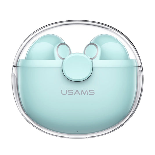 USAMS BU12 TWS Half In-Ear Bluetooth 5.1 Wireless Earphones, USAMS BU12