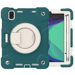 Silicone + PC Full Body Protection Tablet Case With Holder & Strap