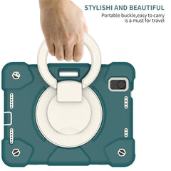 Silicone + PC Full Body Protection Tablet Case With Holder & Strap