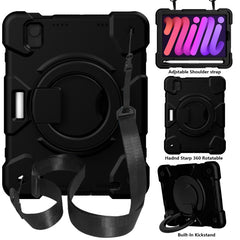 Silicone + PC Full Body Protection Tablet Case With Holder & Strap