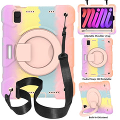 Silicone + PC Full Body Protection Tablet Case With Holder & Strap