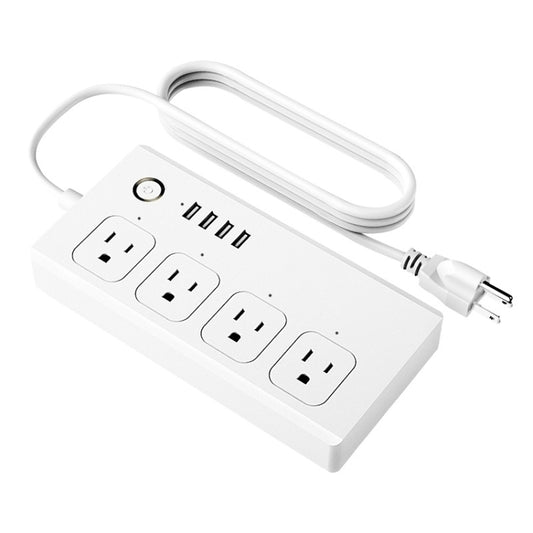 SM-SO301-U 2500W 4 Holes + 4 USB Smart Power Strip, US Plug