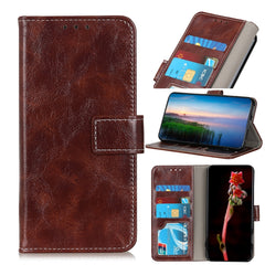 Retro Crazy Horse Texture Horizontal Flip Leather Case with Holder & Card Slots & Photo Frame & Wallet, For Galaxy XCover Pro, For Nokia 1.3