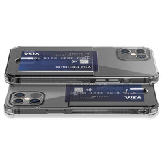 Transparent TPU Phone Case with Card Slots