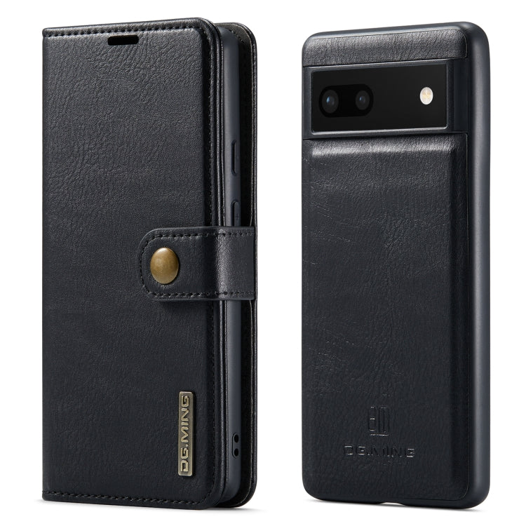 DG.MING Crazy Horse Texture Detachable Magnetic Leather Phone Case, For Google Pixel 6A, For Google Pixel 7, For Google Pixel 7 Pro, For OnePlus 10 Pro