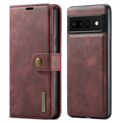 DG.MING Crazy Horse Texture Detachable Magnetic Leather Phone Case, For Google Pixel 6A, For Google Pixel 7, For Google Pixel 7 Pro, For OnePlus 10 Pro