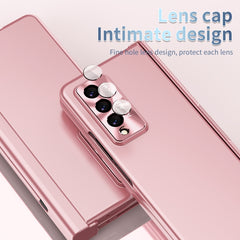 Electroplating Hinged Folding Phone Case with S Pen Fold Edtion, For Samsung Galaxy Z Fold3 5G