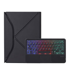 Z11B-AS Pen Slot Touchpad Backlight Bluetooth Keyboard Leather Tablet Case, For iPad Pro 11 2021/2020/2018, For iPad Air 11 2025 / 2024 / Air 5 / Air 4, For iPad 10.2 2021/2020/2019