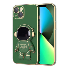 Plating Astronaut Holder Phone Case, For iPhone 12, For iPhone 12 mini
