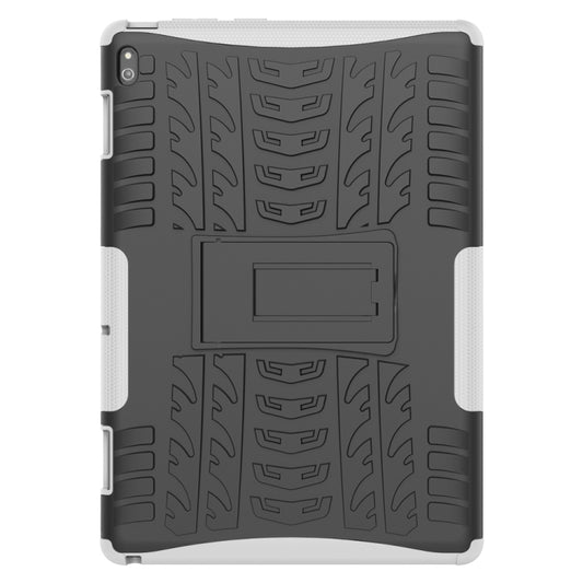 For Lenovo Tab E10 Tire Texture Shockproof TPU+PC Protective Case with Holder, For Lenovo Tab E10