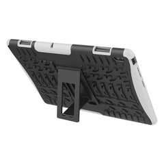 For Lenovo Tab E10 Tire Texture Shockproof TPU+PC Protective Case with Holder, For Lenovo Tab E10