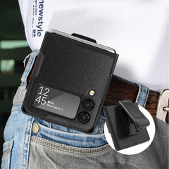 Litchi Texture Shockproof Phone Case, For Samsung Galaxy Z Flip3 5G