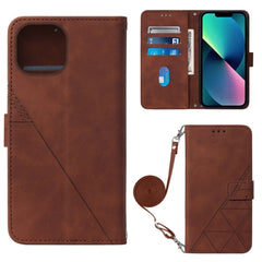 Crossbody 3D Embossed Flip Leather Phone Case
