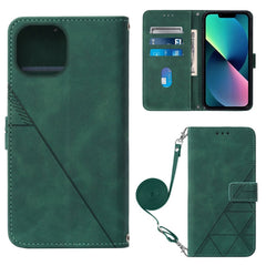 Crossbody 3D Embossed Flip Leather Phone Case
