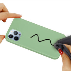 Solid Color Silicone Phone Case