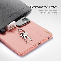 DUX DUCIS Domo Series Horizontal Flip Magnetic PU Leather Case with Three-folding Holder & Pen Slot, For Galaxy Tab S6 Lite 10.4 inch