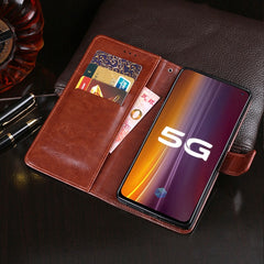 idewei Crazy Horse Texture Horizontal Flip Leather Case with Holder & Card Slots & Wallet