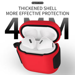 2 in 1 Matte Texture Contrast Color PC + TPU Earphone Case, For AirPods 2 / 1, For AirPods 3