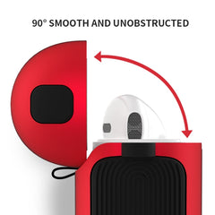 2 in 1 Matte Texture Contrast Color PC + TPU Earphone Case, For AirPods 2 / 1, For AirPods 3