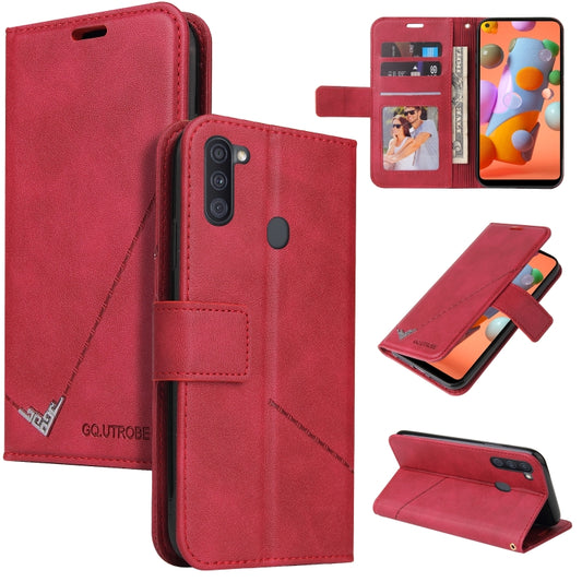 GQUTROBE Right Angle Leather Phone Case