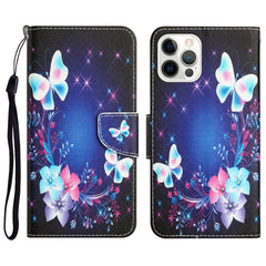 Colored Drawing Leather Phone Case, For iPhone 13 Pro Max