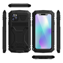 Shockproof Waterproof Dust-proof Metal + Silicone Protective Case with Holder, For iPhone 11, For iPhone 11 Pro, For iPhone 11 Pro Max, For iPhone XS Max, For Galaxy S20 Ultra