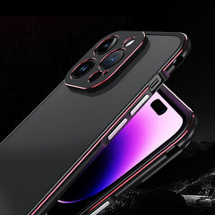 Aurora Series Lens Protector + Metal Frame Phone Case