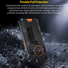 Ulefone Back Clip Phone Case with Carabiner, For Ulefone Power Armor 16 Pro / Power Armor 16S