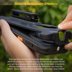 Ulefone Back Clip Phone Case with Carabiner, For Ulefone Power Armor 16 Pro / Power Armor 16S