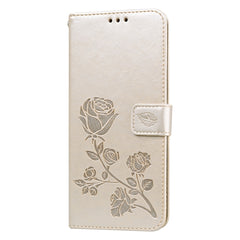 Rose Embossed Horizontal Flip PU Leather Case with Holder & Card Slots & Wallet