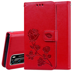 Rose Embossed Horizontal Flip PU Leather Case with Holder & Card Slots & Wallet
