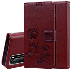 Rose Embossed Horizontal Flip PU Leather Case with Holder & Card Slots & Wallet